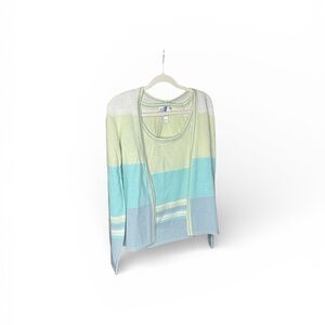 Talbots Pastel Green Cashmere Set